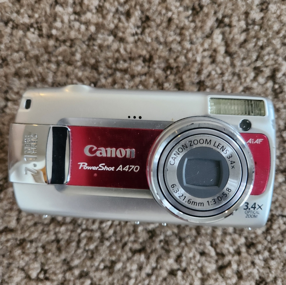 Canon Power Shot A470 3.4x optical zoom camera
